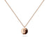 Solid 925 Sterling Silver Initial Alphabet Personalised Disc Necklace